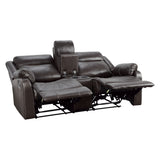 Yerba Dark Brown Sofa & Loveseat - Ornate Home
