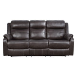 Yerba Dark Brown Sofa & Loveseat - Ornate Home