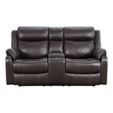 Yerba Dark Brown Sofa & Loveseat - Ornate Home