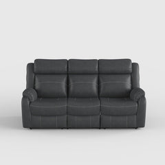 Yerba Gray Double Reclining Sofa - Ornate Home