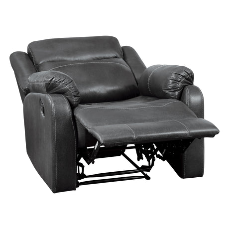 Yerba Gray Reclining Chair - Ornate Home