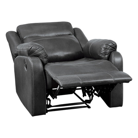 Yerba Gray Reclining Chair - Ornate Home