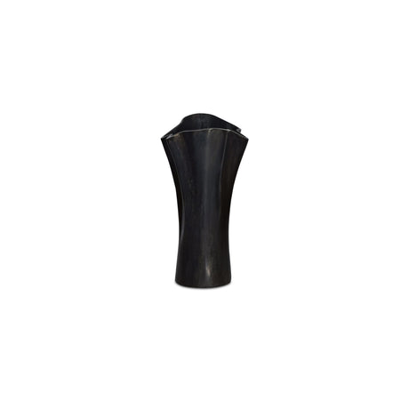 Yeri Black Cast Aluminum Vase - Ornate Home