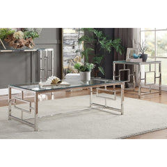 Yesenia Silver End Table - Ornate Home