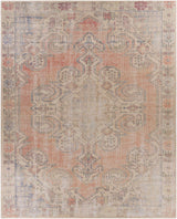 Yetminster Traditional Distressed Peach Rug - Clearance - Ornate Home