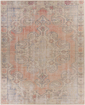 Yetminster Traditional Distressed Peach Rug - Clearance - Ornate Home