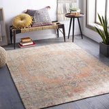 Yetminster Traditional Distressed Peach Rug - Clearance - Ornate Home