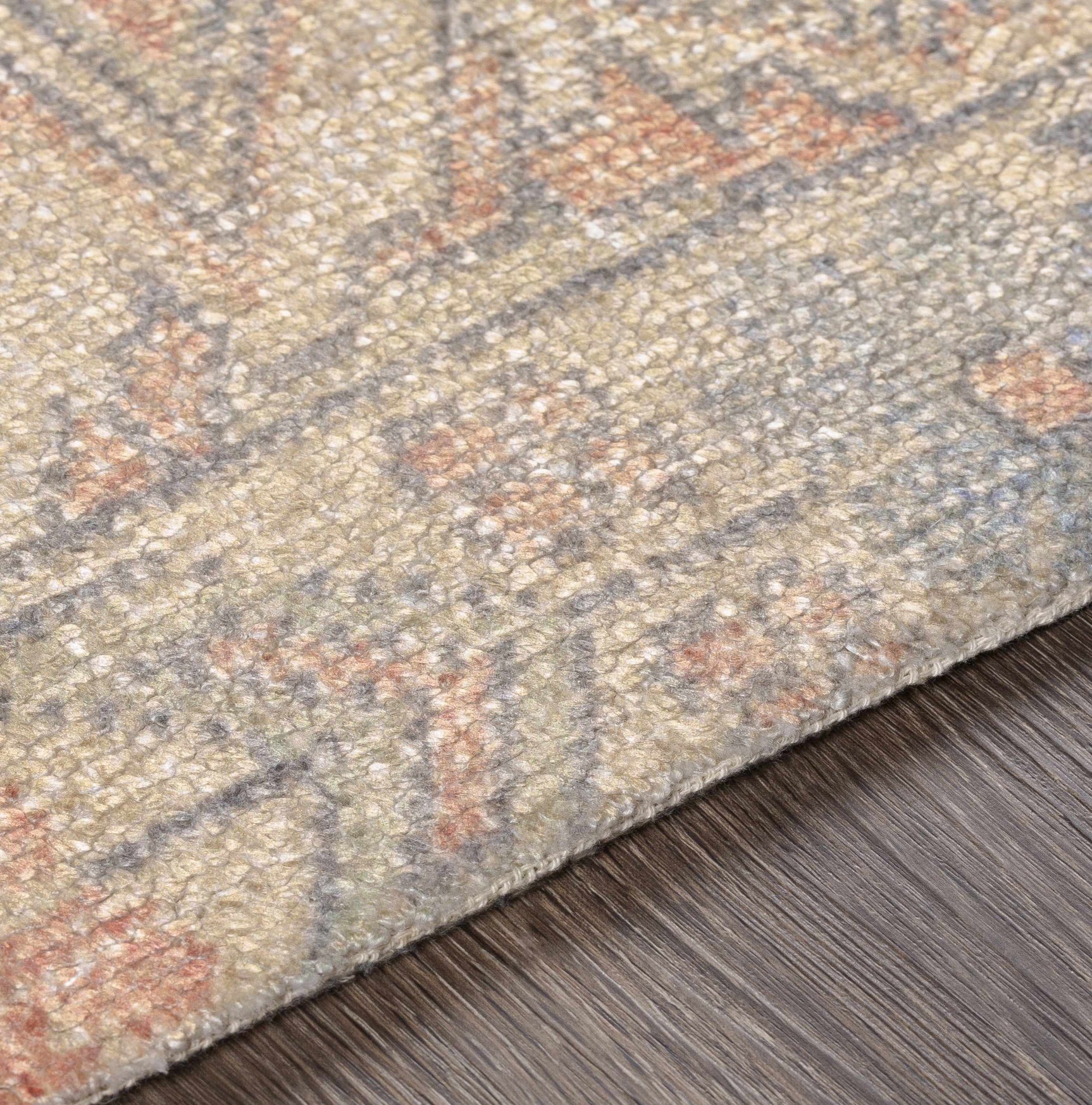 Yetminster Traditional Distressed Peach Rug - Clearance - Ornate Home