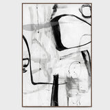 Yin White/Black Painting Art by Buddy Whitlock - Ornate Home