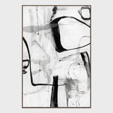 Yin White/Black Painting Art by Buddy Whitlock - Ornate Home