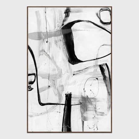Yin White/Black Painting Art by Buddy Whitlock - Ornate Home