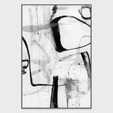 Yin White/Black Painting Art by Buddy Whitlock - Ornate Home