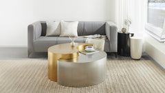 Ying Yang Gold/Silver Coffee Table - Ornate Home