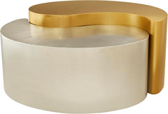 Ying Yang Gold/Silver Coffee Table - Ornate Home