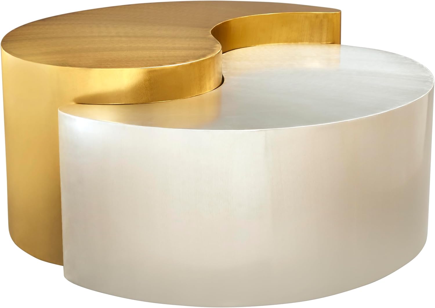 Ying Yang Gold/Silver Coffee Table - Ornate Home
