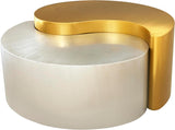 Ying Yang Gold/Silver Coffee Table - Ornate Home