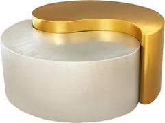Ying Yang Gold/Silver Coffee Table - Ornate Home