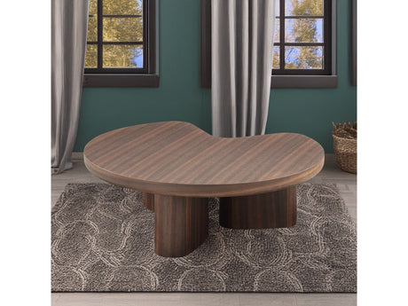 Yoab Smoked Oak Coffee Table - Ornate Home