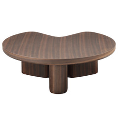 Yoab Smoked Oak Coffee Table - Ornate Home