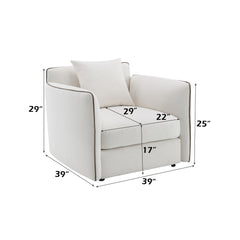 Yolanda Beige Chair - Ornate Home