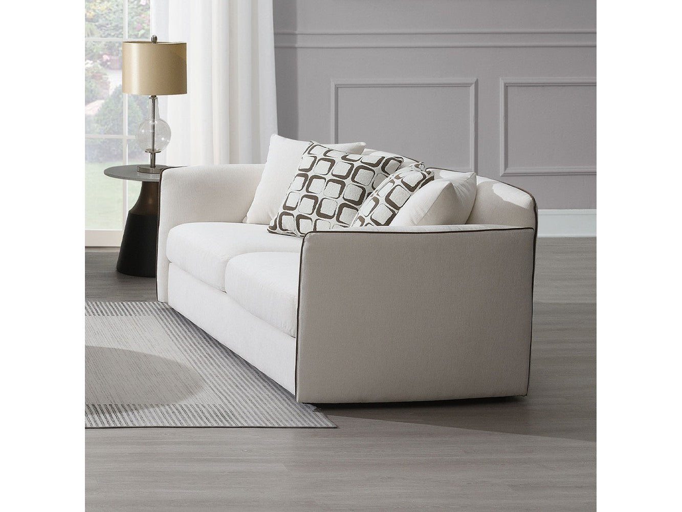 Yolanda Beige Loveseat - Ornate Home