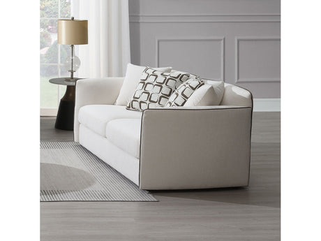 Yolanda Beige Loveseat - Ornate Home