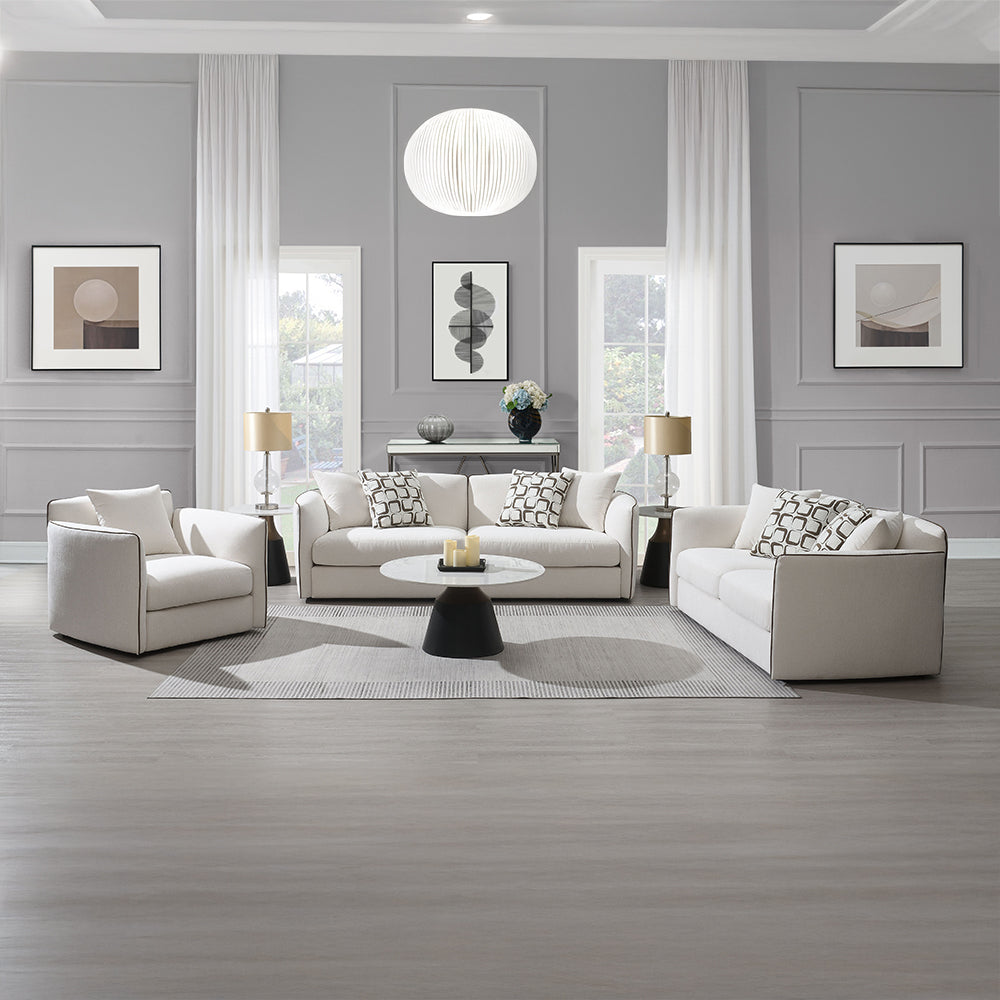 Yolanda Beige Loveseat - Ornate Home