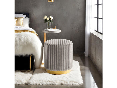 Yolanda Gray Stool - Ornate Home
