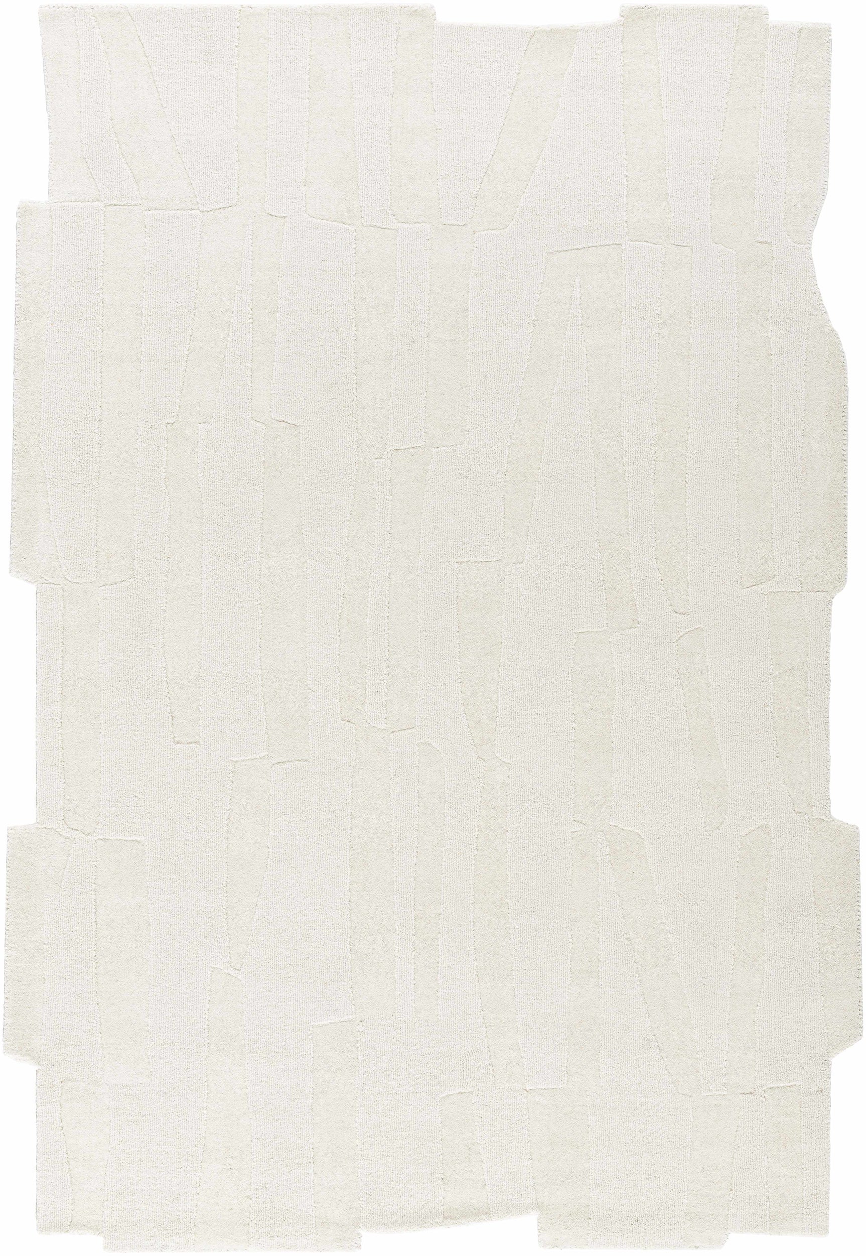 Yonah White Abstract Area Rug - Ornate Home