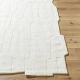 Yonah White Abstract Area Rug - Ornate Home