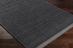 Yong Hand Loomed Black Rug - Clearance - Ornate Home