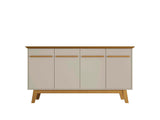 Yonkers 62.99 Sideboard in Off White and Cinnamon - Ornate Home