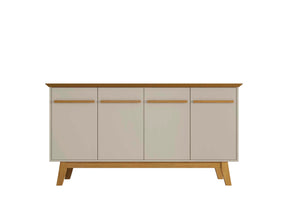 Yonkers 62.99 Sideboard in Off White and Cinnamon - Ornate Home