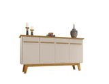 Yonkers 62.99 Sideboard in Off White and Cinnamon - Ornate Home