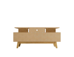 Yonkers 62.99 TV Stand in Black and Cinnamon - Ornate Home