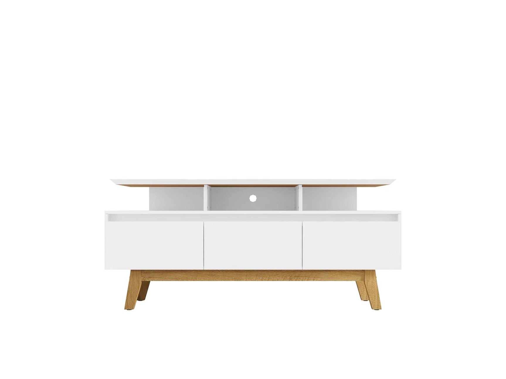 Yonkers 62.99 TV Stand in White - Ornate Home