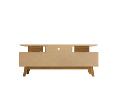 Yonkers 70.86 TV Stand in Black and Cinnamon - Ornate Home
