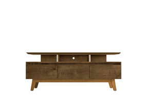 Yonkers 70.86 TV Stand in Rustic Brown - Ornate Home