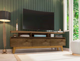 Yonkers 70.86 TV Stand in Rustic Brown - Ornate Home