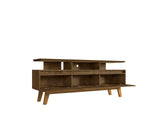 Yonkers 70.86 TV Stand in Rustic Brown - Ornate Home