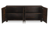 York Dark Brown Burl Sideboard - Ornate Home