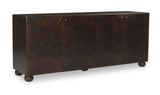 York Dark Brown Burl Sideboard - Ornate Home