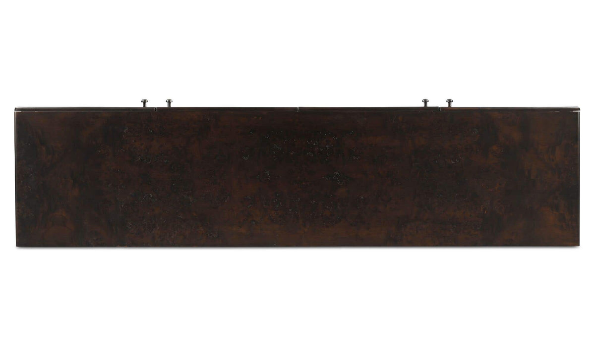York Dark Brown Burl Sideboard - Ornate Home