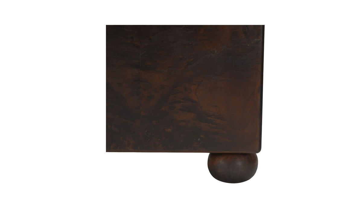 York Dark Brown Burl Sideboard - Ornate Home