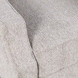York Grey Push Back Recliner - Ornate Home
