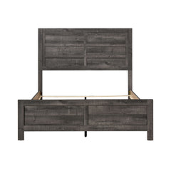 York Haven Rustic Grey Eastern King Bed in a Box - Ornate Home