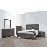 York Haven Rustic Grey Eastern King Bed in a Box - Ornate Home