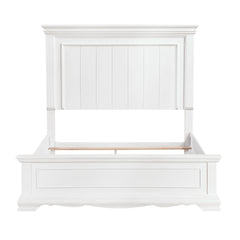 York White 4-Piece Queen Bedroom Set - Ornate Home