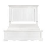 York White 4-Piece Queen Bedroom Set - Ornate Home