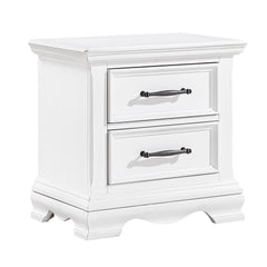 York White 4-Piece Twin Bedroom Set - Ornate Home